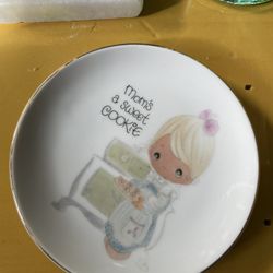 Precious Moment 1980 Mini Plate Wall/Ornament Decor