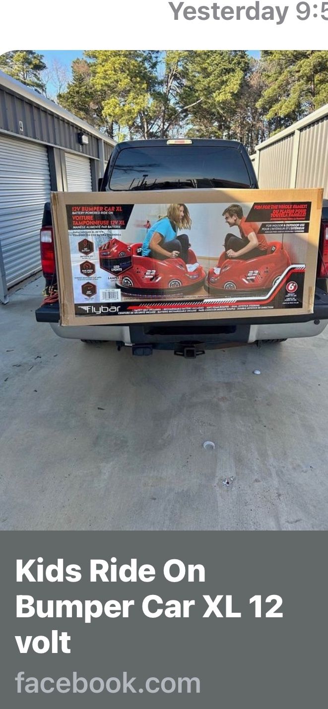 Kids Ride On Bumper Car XL 12 Volt