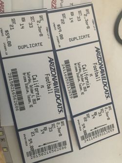 Uofa football tickets