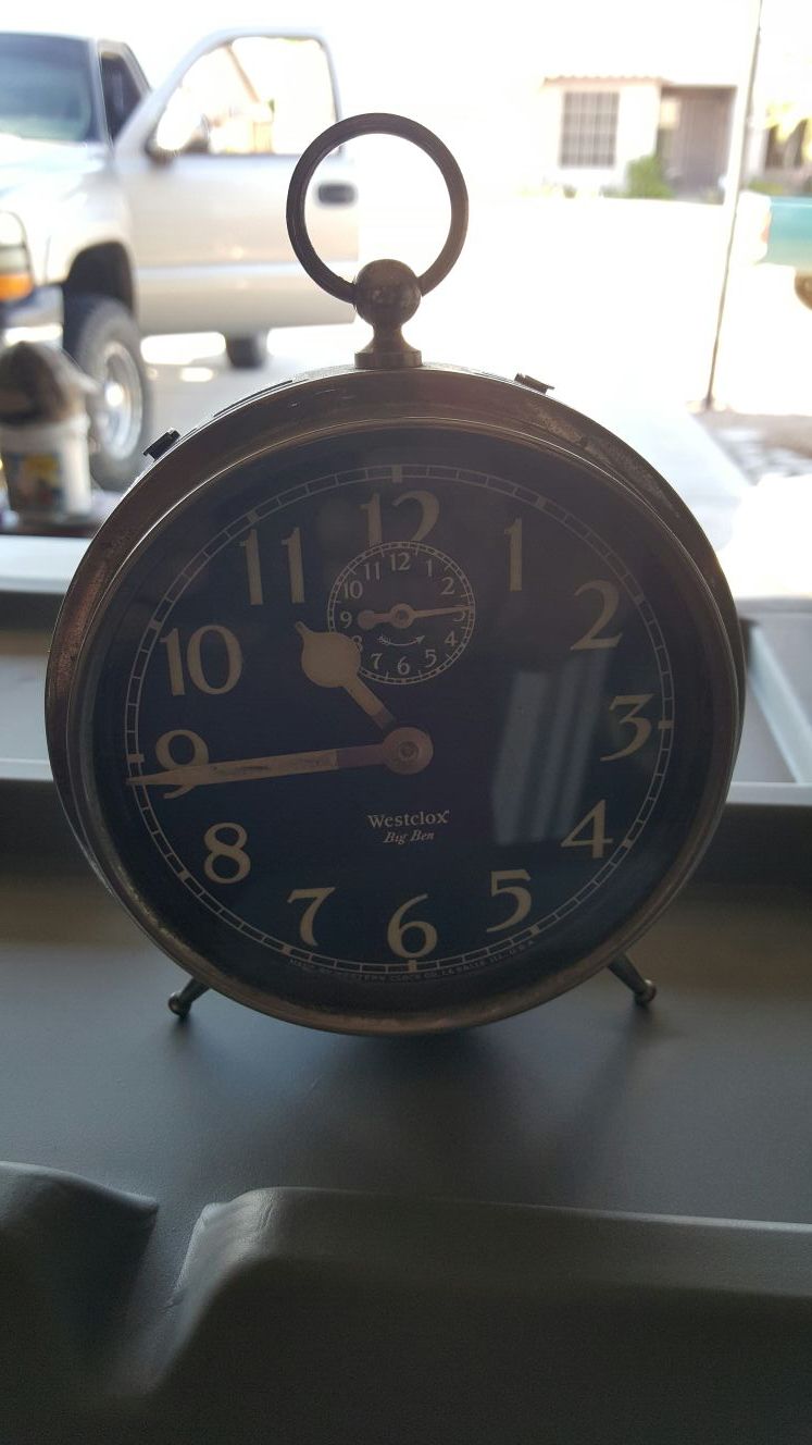 Westclox. Big ben 1920s alarm clock