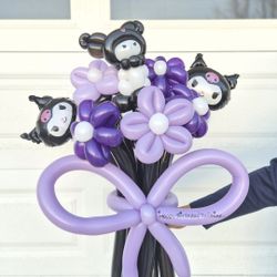 Flower balloon bouquets