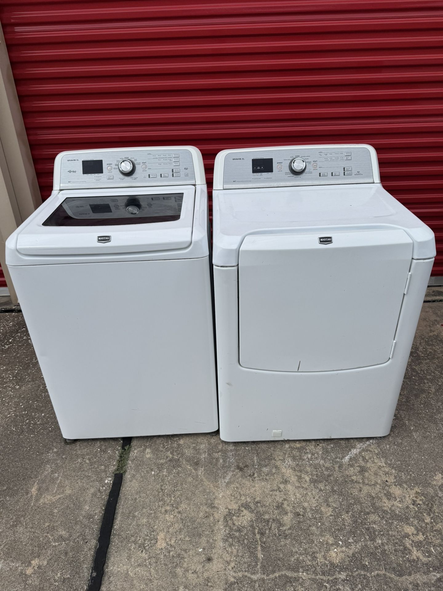 Maytag washer and dryer gas set