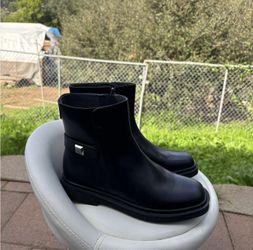 Franco Sarto Black Zip Up Boots