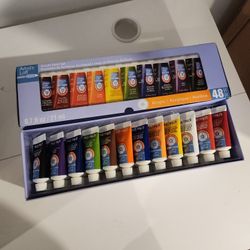 (325)
48 Assorted Acrylic Paint Tube Set by Artist's Loft - Academic Level Paint For Drawing, Painting, Art & Crafts Supplies - 1 Pack