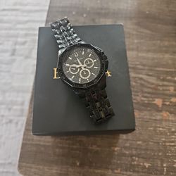 Bulova Octava Crystal 98C134 Black Tone Chronograph Pave Crystal Men's Watch