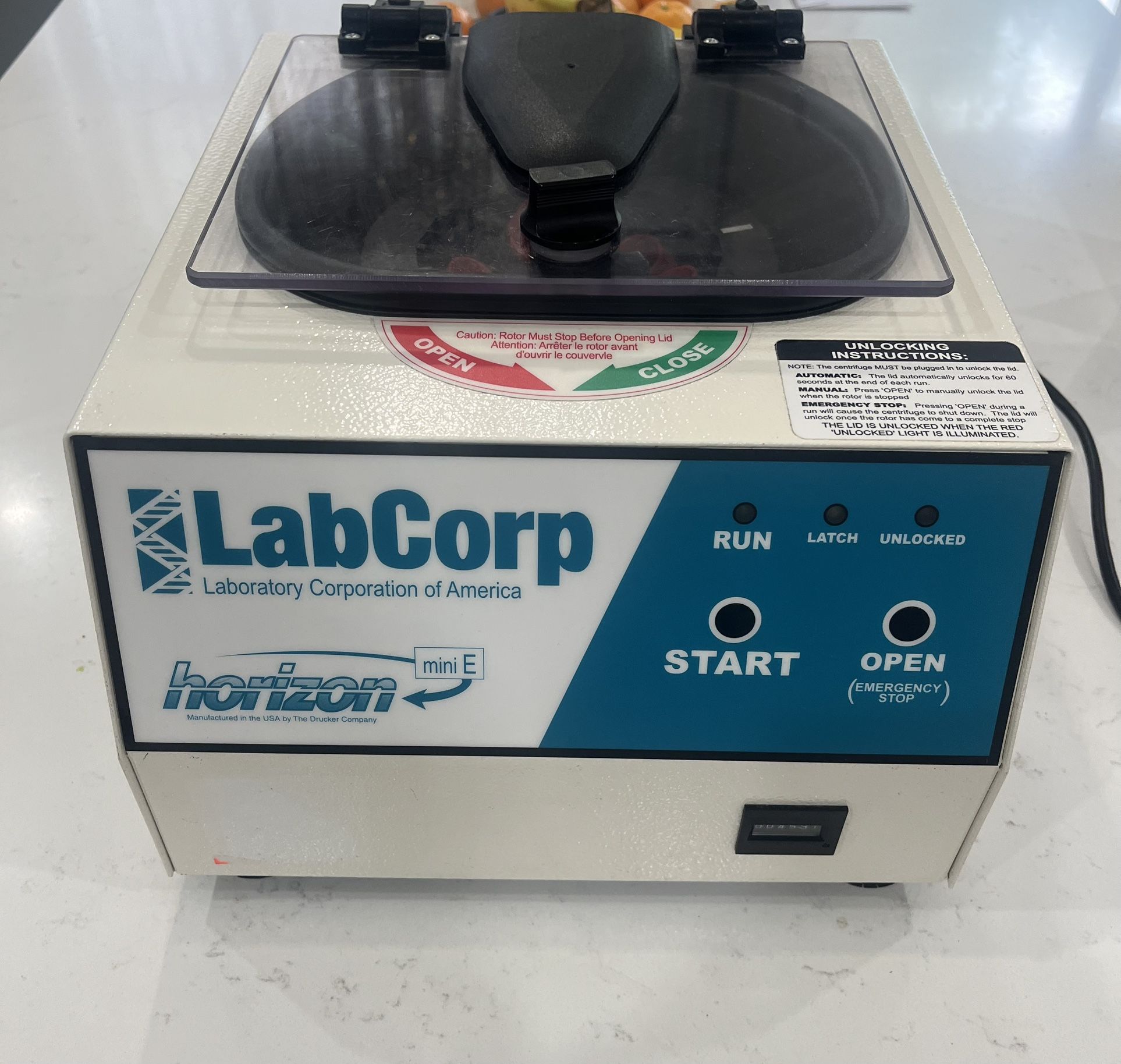 LabCorp Horizontal Separation Centrifuge 642E Horizon Mini E - TESTED