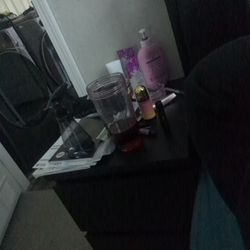 Blk Ikea Night Stand 