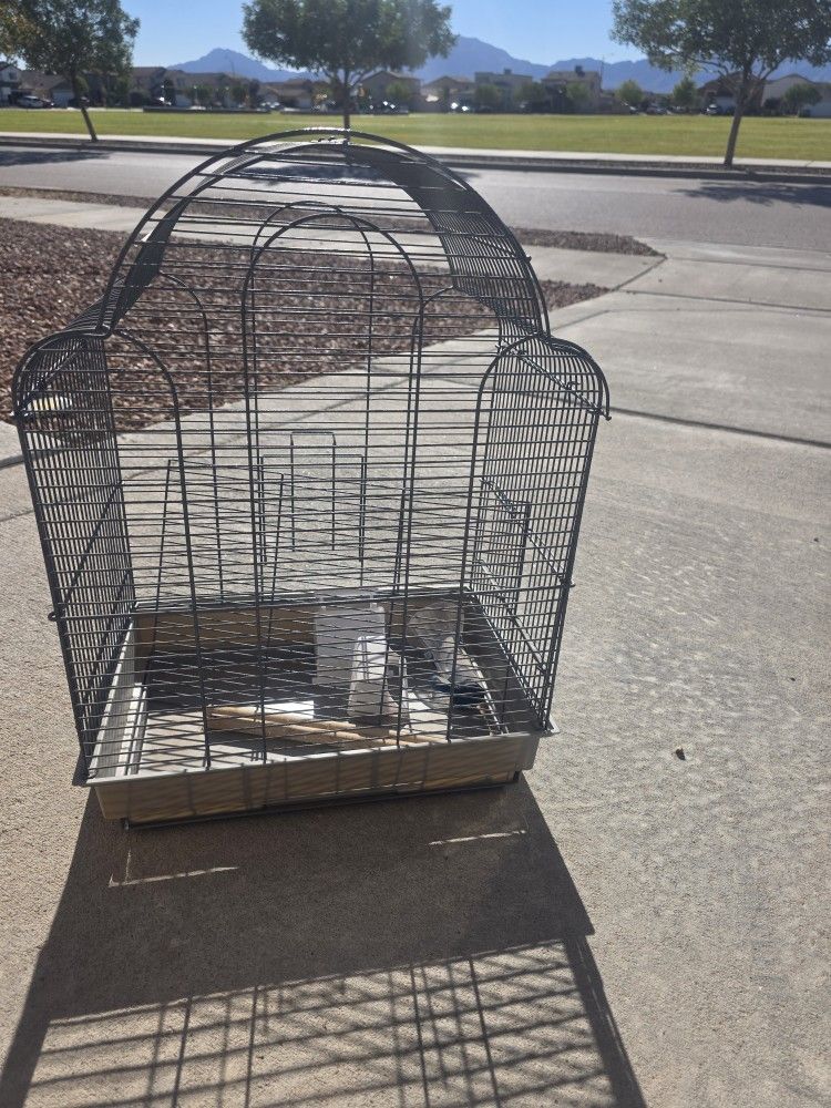 Small Bird Cage and Assessories 