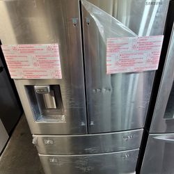 New Samsung Stainless Steel French Door 4 Door Refrigerator 