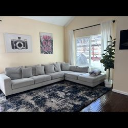  Athena Mist L-shaped Sofa