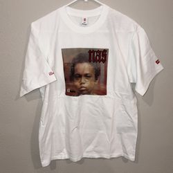 Levi’s Nas illmatic T Shirt - Retro Style White Tee SIZE S