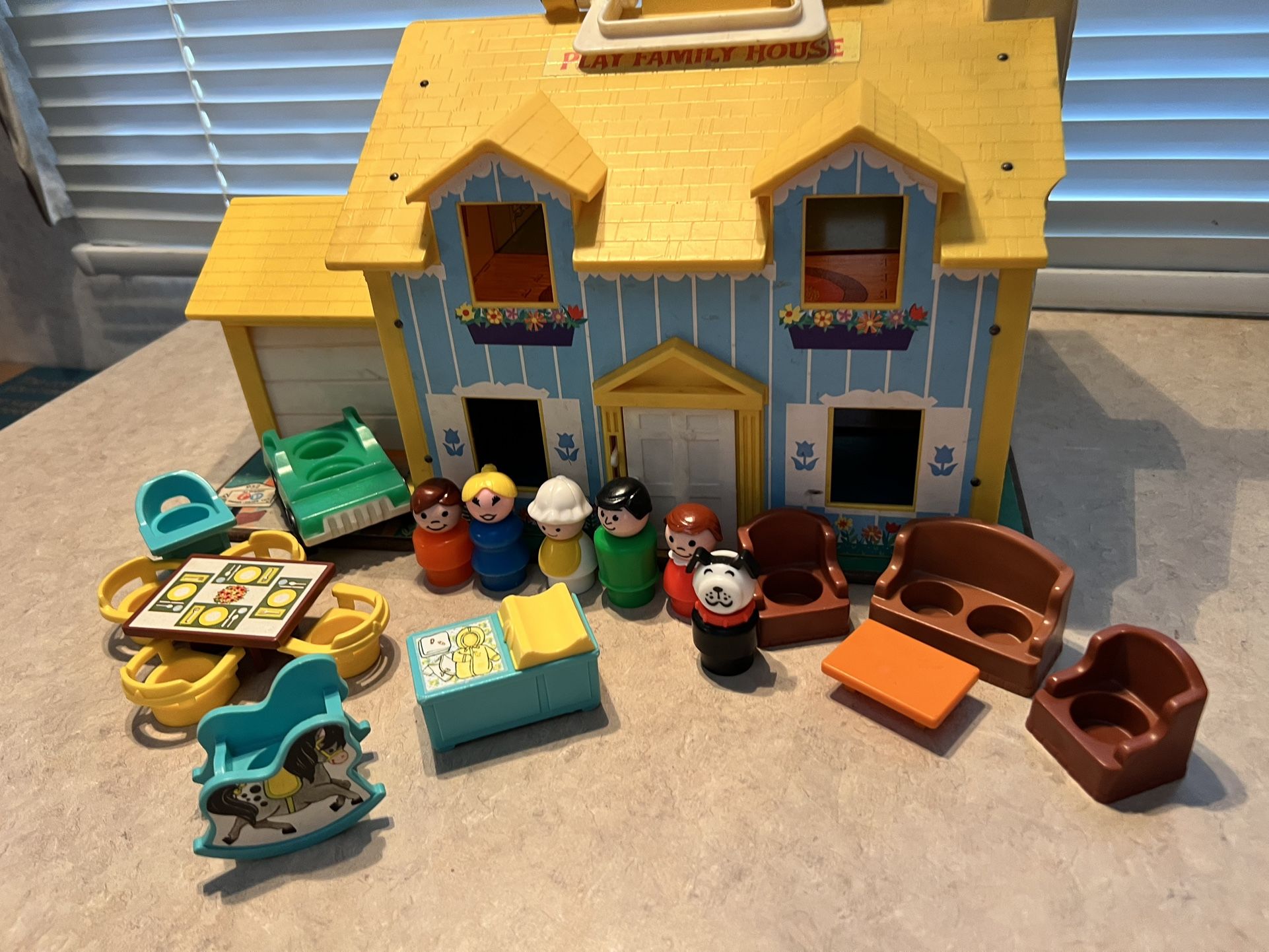 Vintage Fisher Price Yellow House