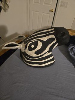 Zebra Paper Mache
