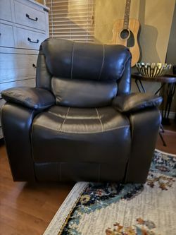 Leather Power Recliner