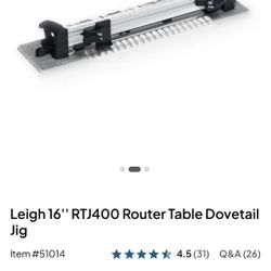 Leigh 16'' RTJ400 Router Table Dovetail Jig