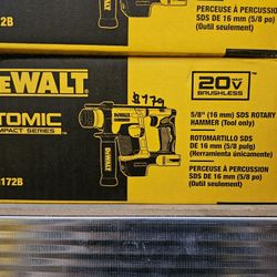 Dewalt 20v Max 5/8" SDS Rotary Hammer Tool Only 