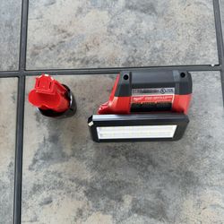 Rover Flood Light with M12 Battery Milwaukee M12