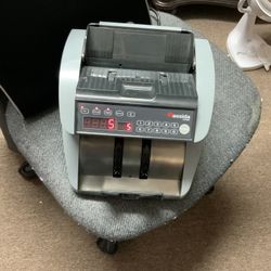 Counting Money Machine. 