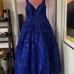 Royal Blue Quinceañera Dress 