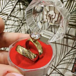 Oferta!!!! Anillo De Compromiso 10k 