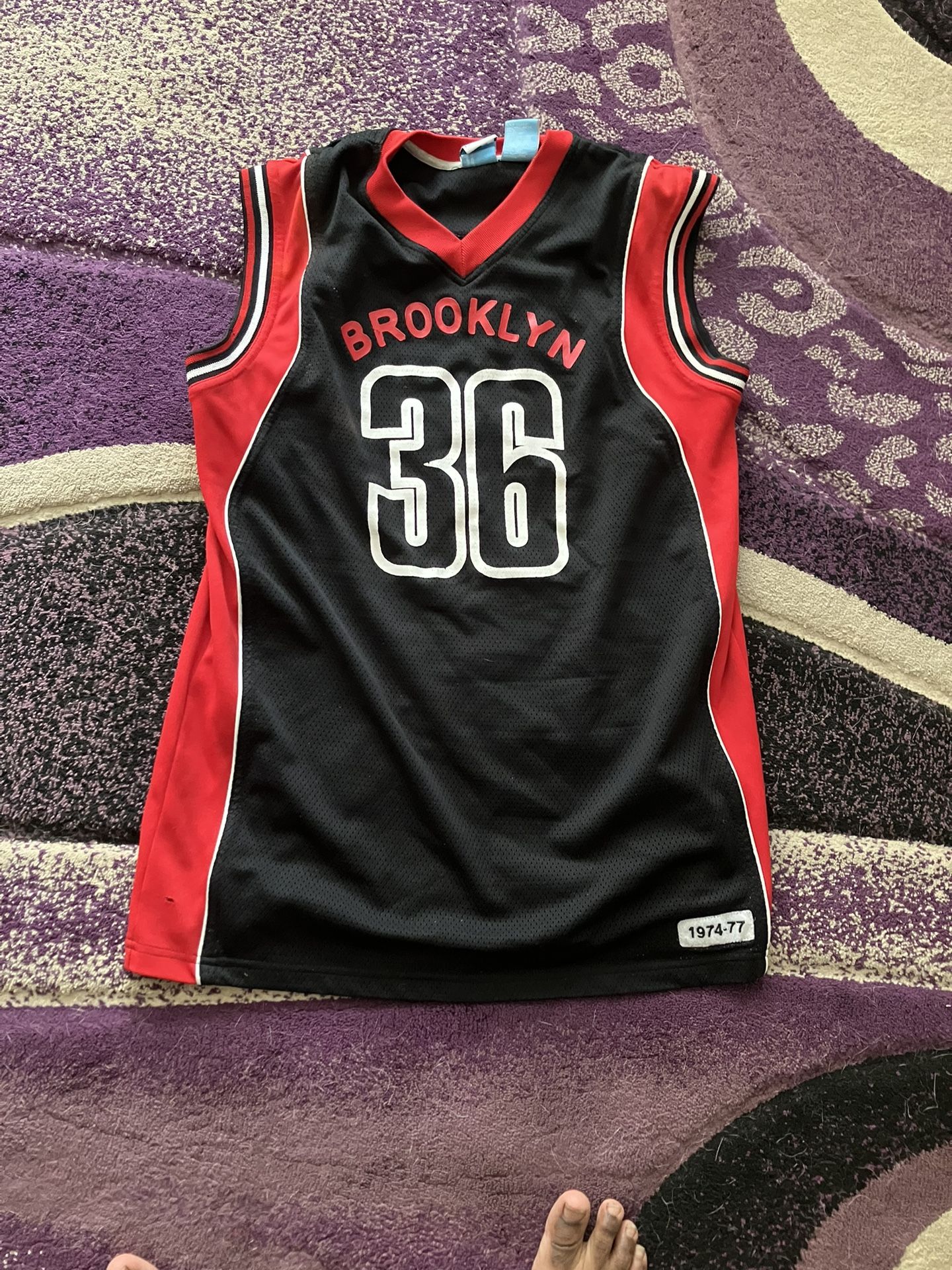 XL Black And Red Nike Brooklyn Nets Jersey