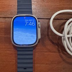 Apple Watch Ultra 2 – Blue Ocean Band, Charger & Box – Excellent Condition