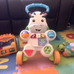 Fisher Price Tummy Time And Walker Toys