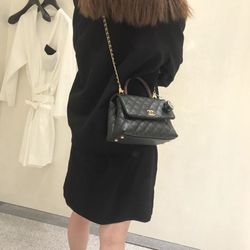 Coco Handle Crossbody Bag Purse 25x15cm