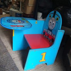 Kid's Thomas The Train Wooden Desk Seat