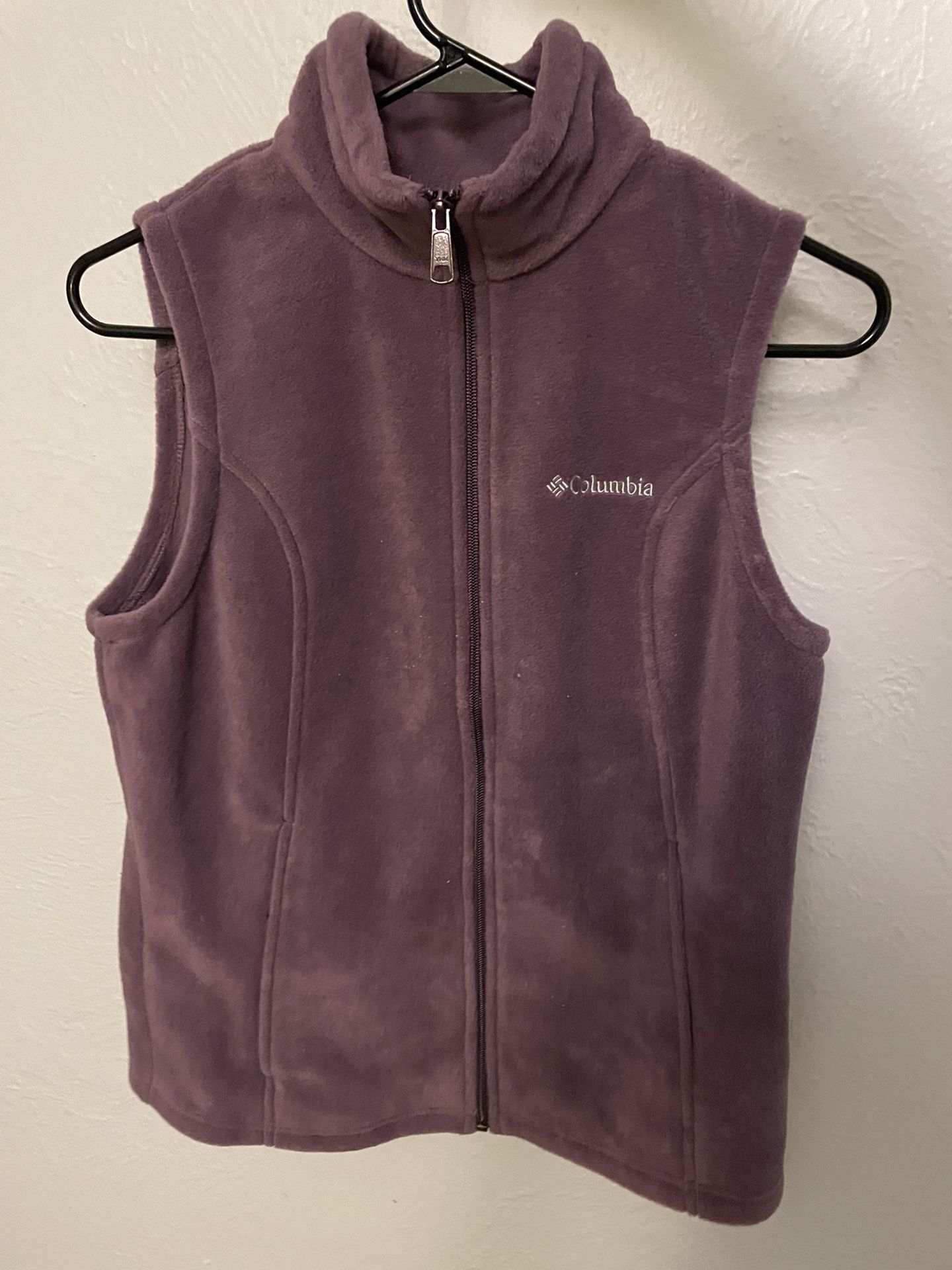 Colombia Fleece Vest Womens Small Purple