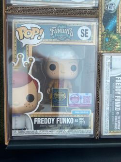 2026 SDCC EXCLUSIVE FUNDAYS POP! FUNKO FREDDY AS DOC 2015 SE 1000