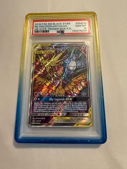 Pokémon Moltres Zapdos Articuno GX SM210 PSA 10