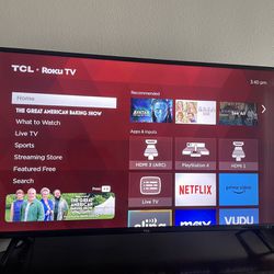 TCL 50-inch 1080p Smart LED Roku TV 