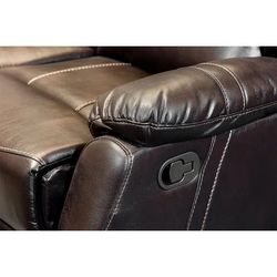 Lorraine Bel-Aire Deluxe Reclining Sofa in Mocha