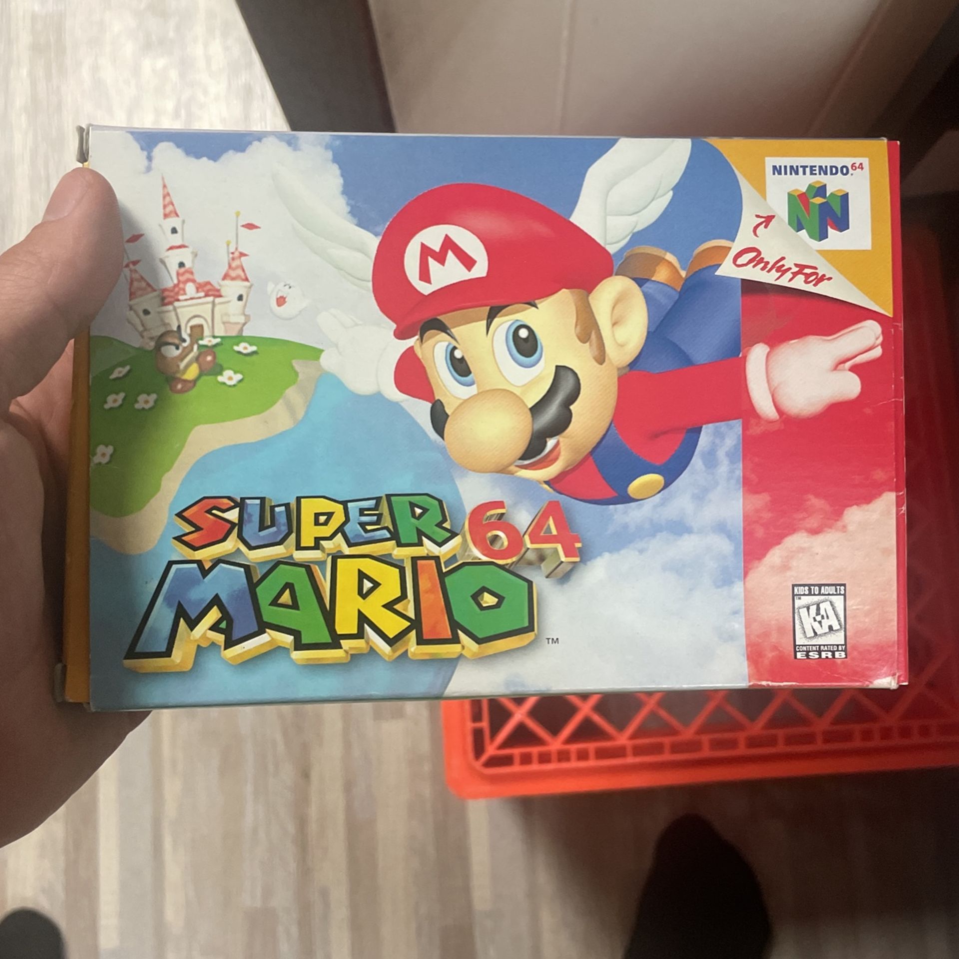Super Mario 64 Box Game And Manual
