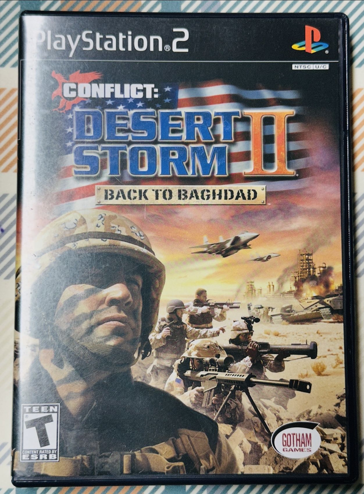 Conflict: Desert Storm II Back to Baghdad - PS2 With Manual Tested Fast Shipping