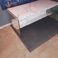 Marble Style Coffee Table 
