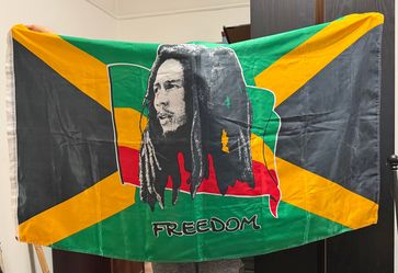 Bob Marley freedom flag