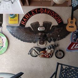HARLEY DAVIDSON CUSTOM METAL SIGN