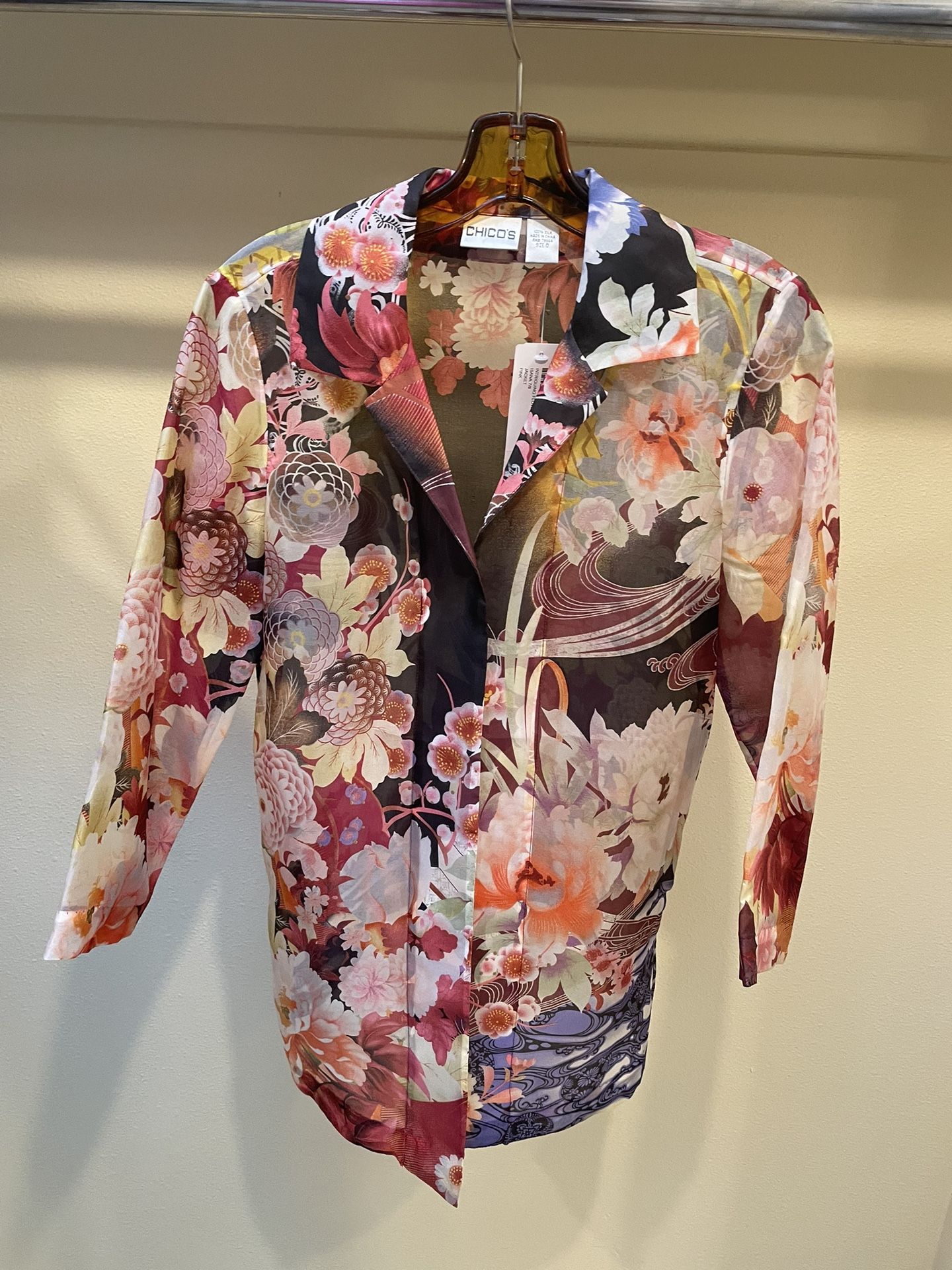 Floral Print Blouse with Tag $25
