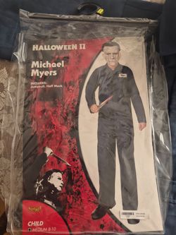 Kids Michael Myers Halloween 2 costume,  size 8-10
