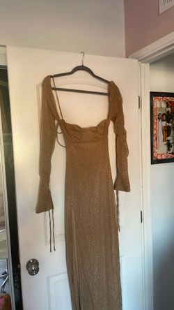 Gold Sparkle Maxi Dress 