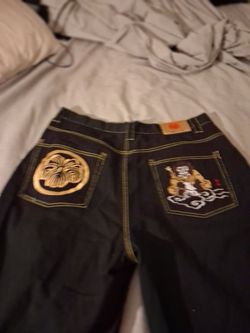 Dark Wash Jeans Red Monkey Company with Embroidered Back Pockets
