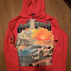 Godspeed Red Graphic Sweatshirt Stylish Casual Wear