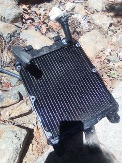 Go cart or motor cycle radiator