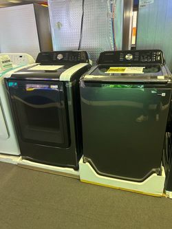 Top Load Samsung Washer and Gas Dryer