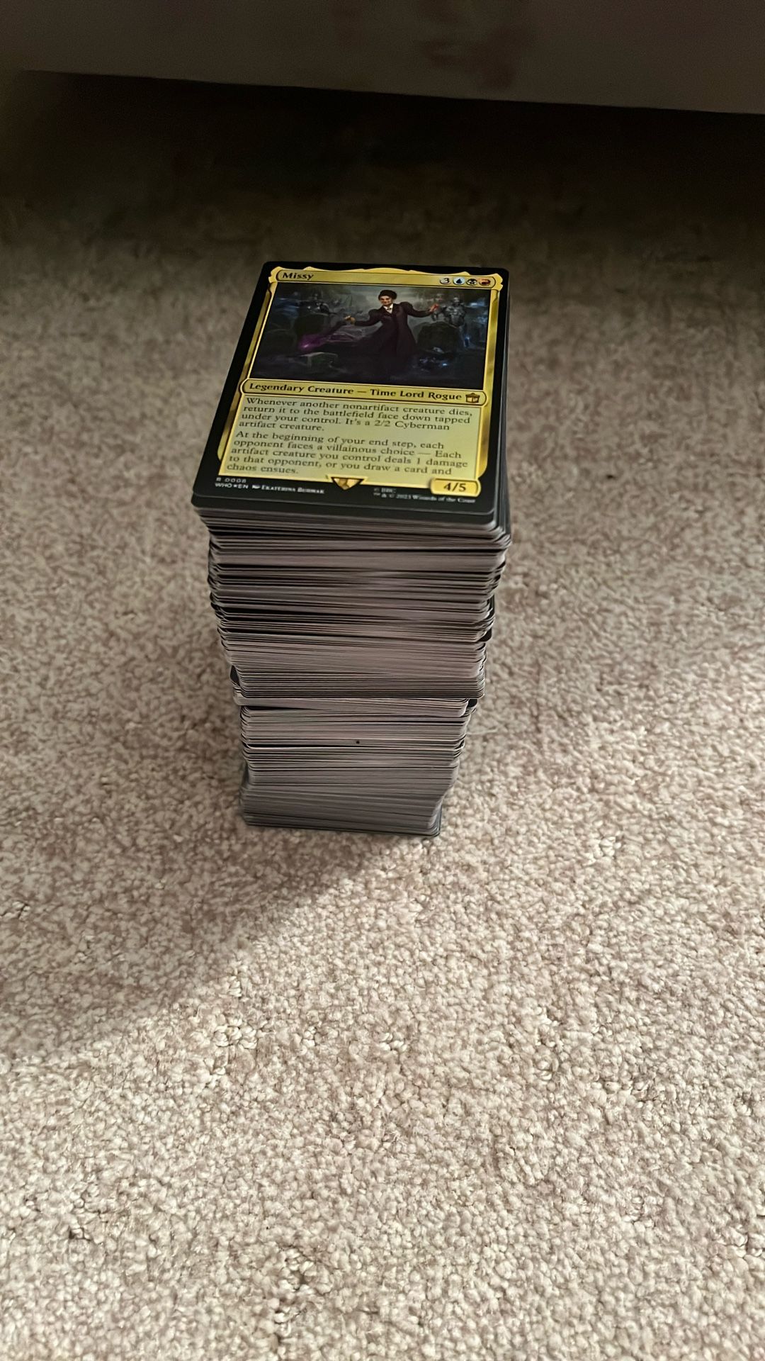 Doctor Who Magic The Gathering Cards 