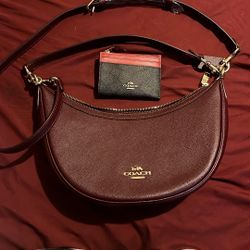 COACH Aria Shoulder Bag & Matching Wallet