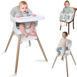 9 in 1 Convertible Baby High Chair with Booster
