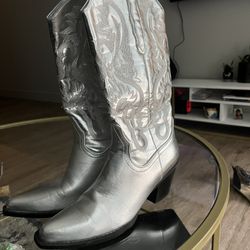 Platinum Cowgirl Boots 